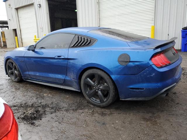 1FA6P8CF7J5110574 - 2018 FORD MUSTANG GT BLUE photo 2