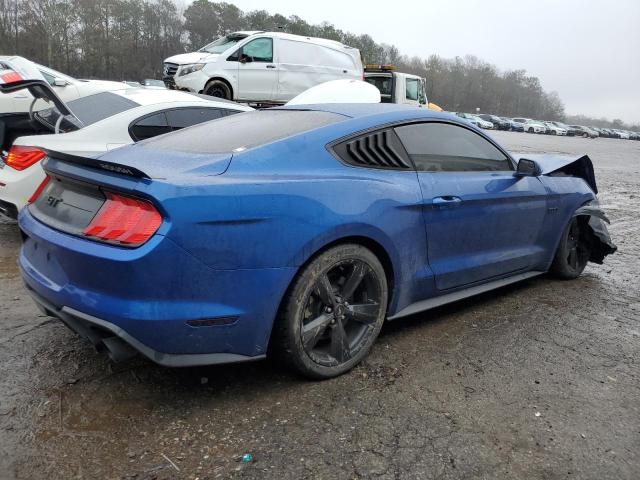 1FA6P8CF7J5110574 - 2018 FORD MUSTANG GT BLUE photo 3