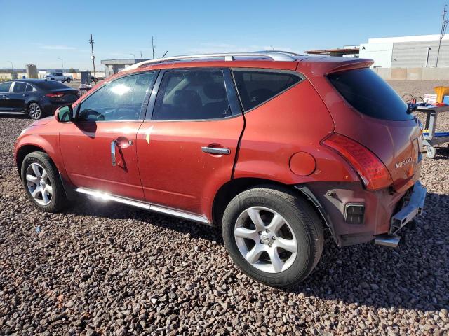 JN8AZ08W67W647243 - 2007 NISSAN MURANO SL RED photo 2