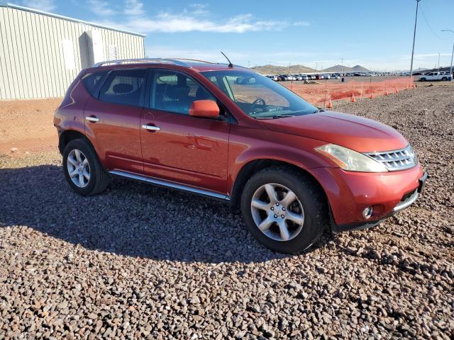 JN8AZ08W67W647243 - 2007 NISSAN MURANO SL RED photo 4