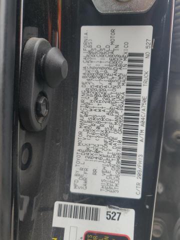 3TMJU62N89M087810 - 2009 TOYOTA TACOMA DOUBLE CAB PRERUNNER BLACK photo 12