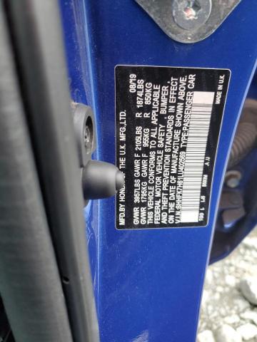 SHHFK7H61LU402569 - 2020 HONDA CIVIC EX BLUE photo 12