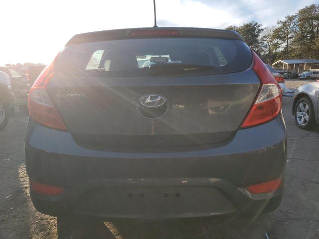 KMHCT5AE4DU092641 - 2013 HYUNDAI ACCENT GLS GRAY photo 6