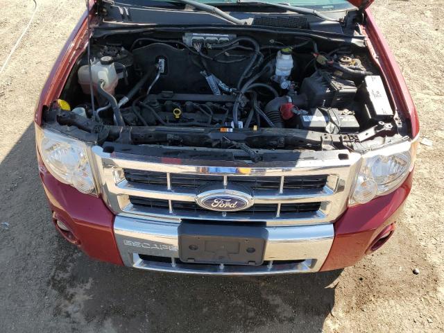 1FMCU0E77BKB04530 - 2011 FORD ESCAPE LIMITED RED photo 11