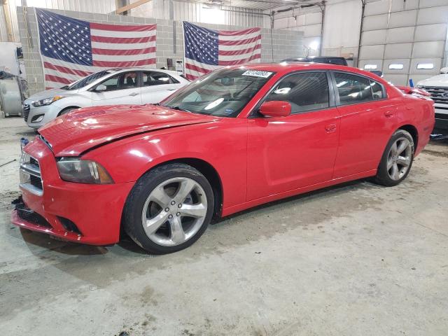 2C3CDXHG0DH734784 - 2013 DODGE CHARGER SXT RED photo 1