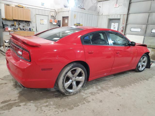 2C3CDXHG0DH734784 - 2013 DODGE CHARGER SXT RED photo 3