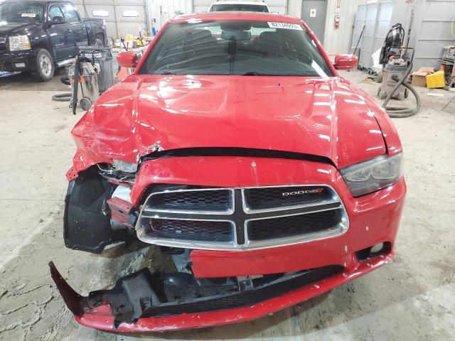 2C3CDXHG0DH734784 - 2013 DODGE CHARGER SXT RED photo 5