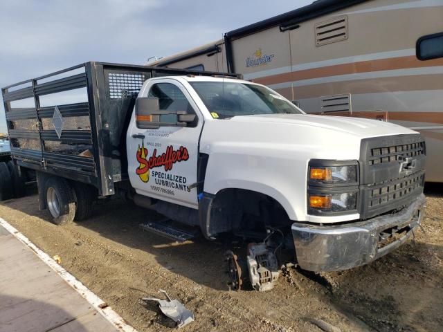 1HTKJPVM8MH645306 - 2021 CHEVROLET SILVERADO WHITE photo 4