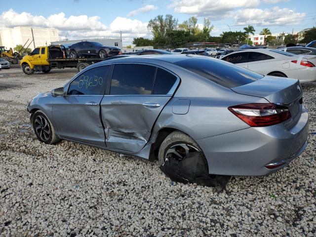 1HGCR2F70HA004916 - 2017 HONDA ACCORD EX SILVER photo 2