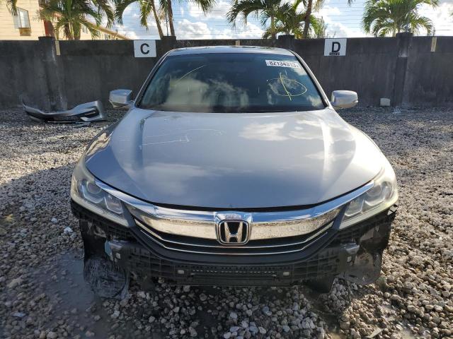 1HGCR2F70HA004916 - 2017 HONDA ACCORD EX SILVER photo 5