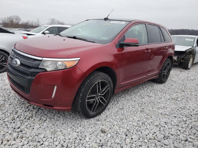 2FMDK3AK5DBB86244 - 2013 FORD EDGE SPORT RED photo 1