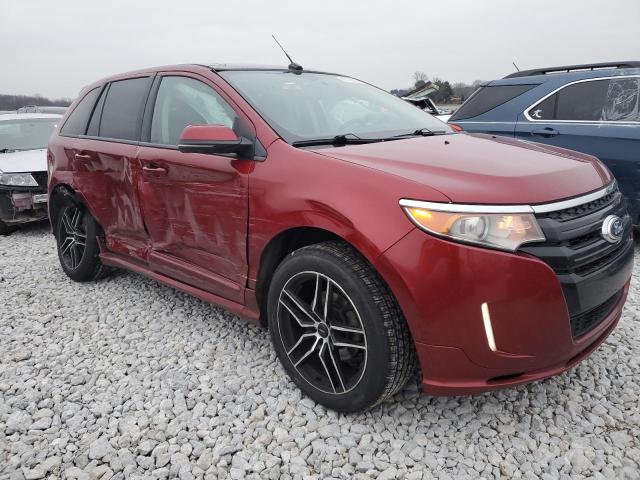 2FMDK3AK5DBB86244 - 2013 FORD EDGE SPORT RED photo 4