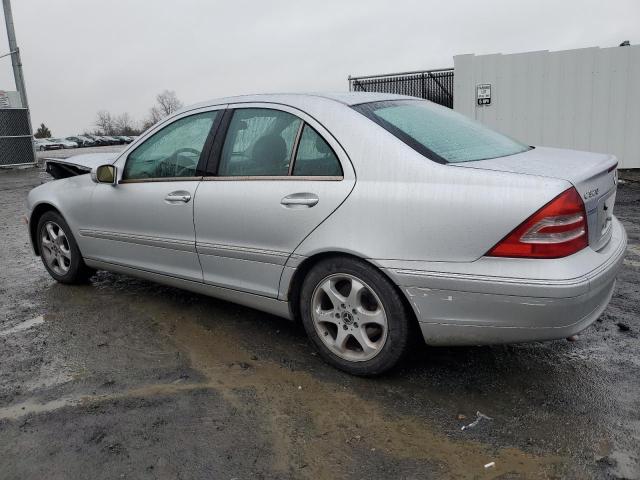 WDBRF84J23F400892 - 2003 MERCEDES-BENZ C 320 4MATIC SILVER photo 2