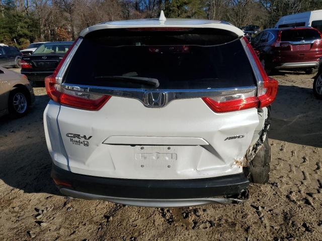 2HKRW2H50KH642175 - 2019 HONDA CR-V EX WHITE photo 6