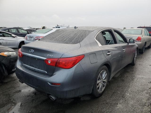 JN1BV7AP6EM677491 - 2014 INFINITI Q50 BASE GRAY photo 3