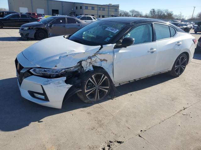 3N1AB8DV9LY259697 - 2020 NISSAN SENTRA SR WHITE photo 1