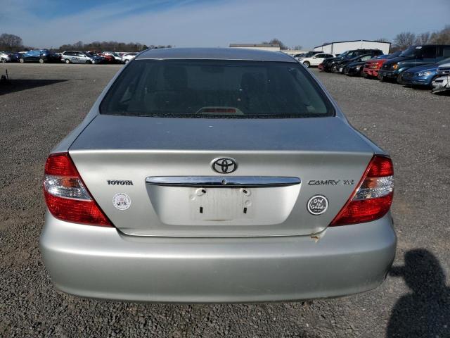 4T1BE32K32U618852 - 2002 TOYOTA CAMRY LE SILVER photo 6