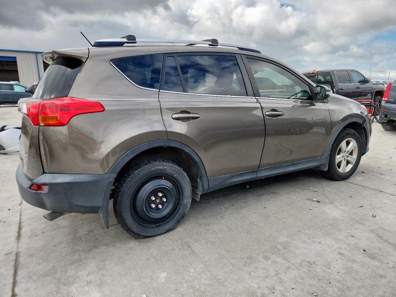 JTMRFREV1DD021484 - 2013 TOYOTA RAV4 XLE GREEN photo 3