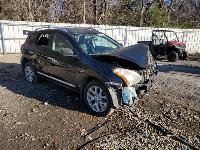 JN8AS5MT3BW184676 - 2011 NISSAN ROGUE S BLACK photo 4