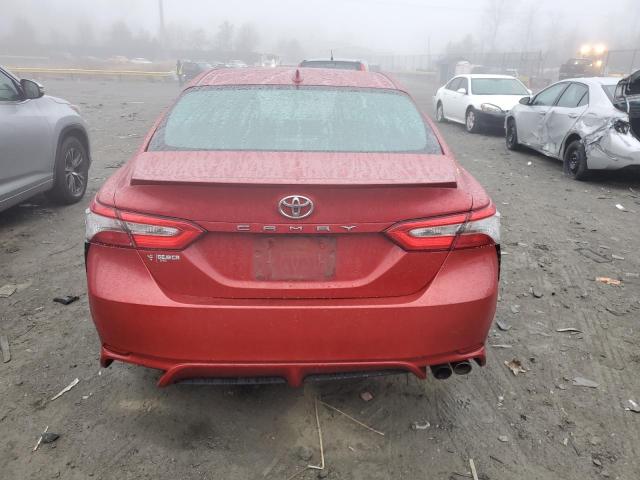 4T1B11HK9KU164887 - 2019 TOYOTA CAMRY L RED photo 6