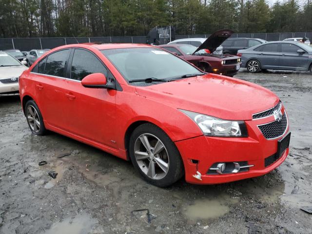 1G1PE5SB0E7427729 - 2014 CHEVROLET CRUZE LT RED photo 4