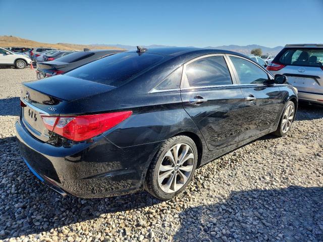 5NPEC4AB0DH796178 - 2013 HYUNDAI SONATA SE შავი ფოტო 3
