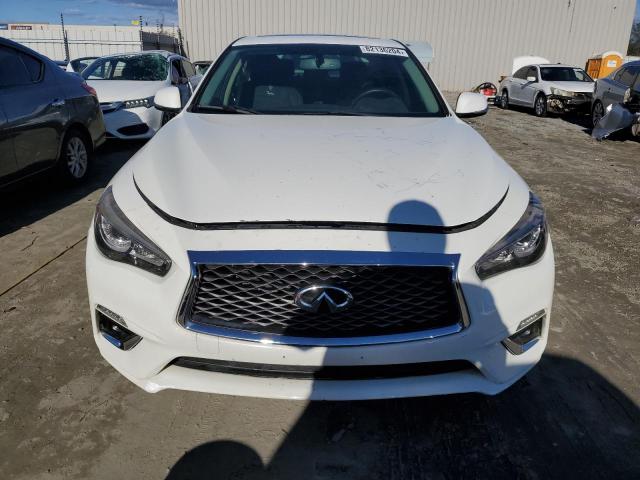 JN1EV7AR0JM443422 - 2018 INFINITI Q50 LUXE WHITE photo 5