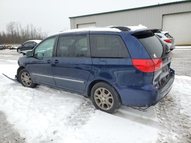 5TDZA22C66S526386 - 2006 TOYOTA SIENNA XLE BLUE photo 2