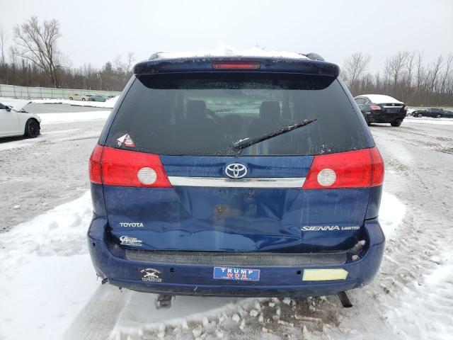 5TDZA22C66S526386 - 2006 TOYOTA SIENNA XLE BLUE photo 6