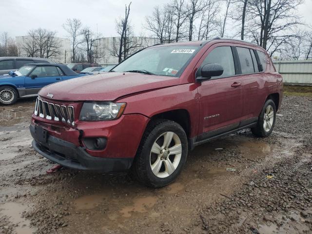 1C4NJDBBXFD379163 - 2015 JEEP COMPASS SPORT RED photo 1