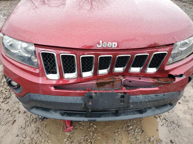 1C4NJDBBXFD379163 - 2015 JEEP COMPASS SPORT RED photo 12