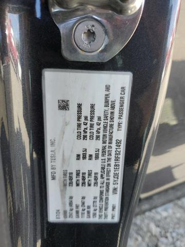 5YJ3E1EB1RF821492 - 2024 TESLA MODEL 3 Negro foto 13