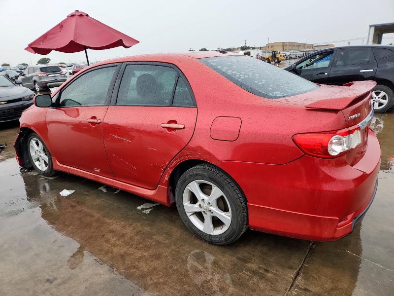 2T1BU4EE4BC653044 - 2011 TOYOTA COROLLA BASE Rot Foto 2