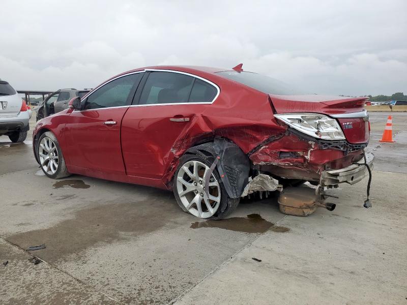 2G4GV5GV4D9220635 - 2013 BUICK REGAL GS RED photo 2