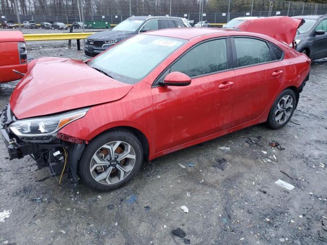 3KPF24AD2KE111706 - 2019 KIA FORTE FE RED photo 1