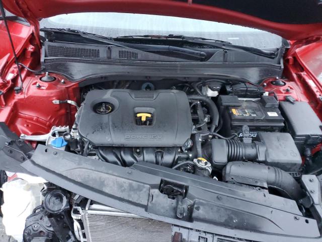 3KPF24AD2KE111706 - 2019 KIA FORTE FE RED photo 11