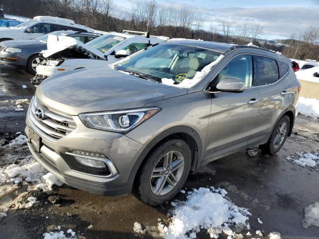 5NMZUDLB2JH101722 - 2018 HYUNDAI SANTA FE S GRAY photo 1