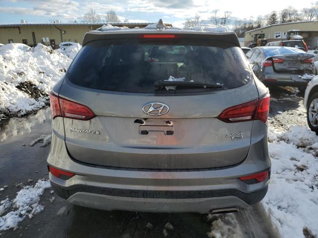 5NMZUDLB2JH101722 - 2018 HYUNDAI SANTA FE S GRAY photo 6