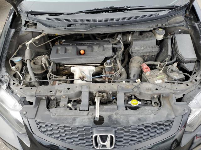 2HGFG3B59CH547981 - 2012 HONDA CIVIC LX BLACK photo 11