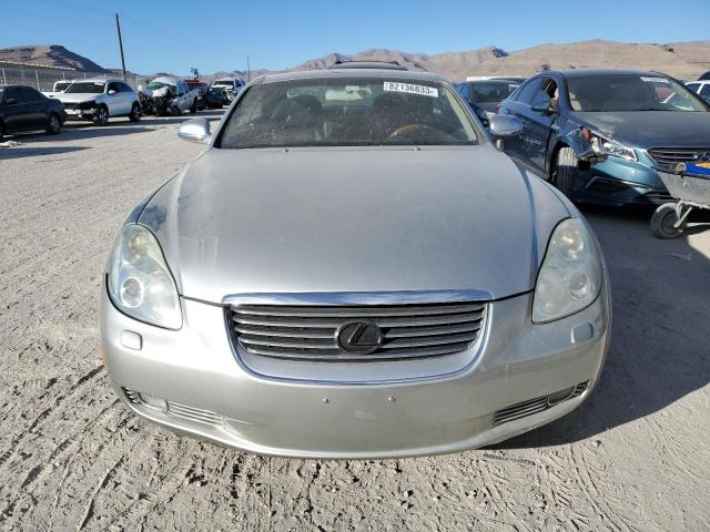 JTHFN48Y130044816 - 2003 LEXUS SC 430 SILVER photo 5