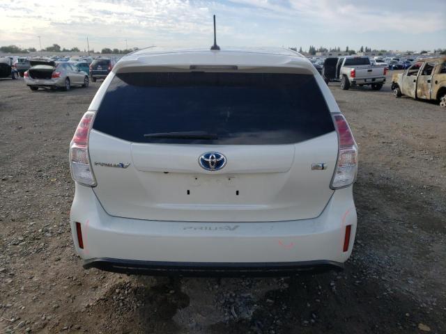 JTDZN3EU9HJ064470 - 2017 TOYOTA PRIUS V WHITE photo 6
