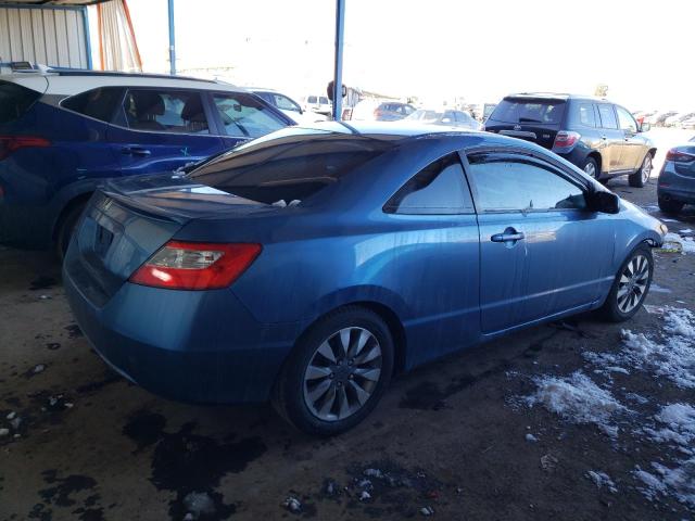 2HGFG12859H517755 - 2009 HONDA CIVIC EX BLUE photo 3