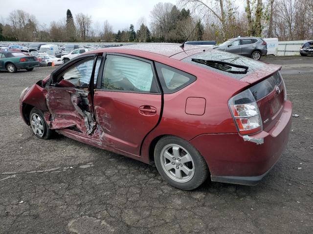 JTDKB20U757038566 - 2005 TOYOTA PRIUS BURGUNDY photo 2