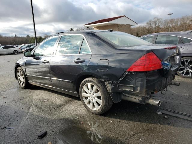 1HGCM66557A020435 - 2007 HONDA ACCORD EX BLACK photo 2