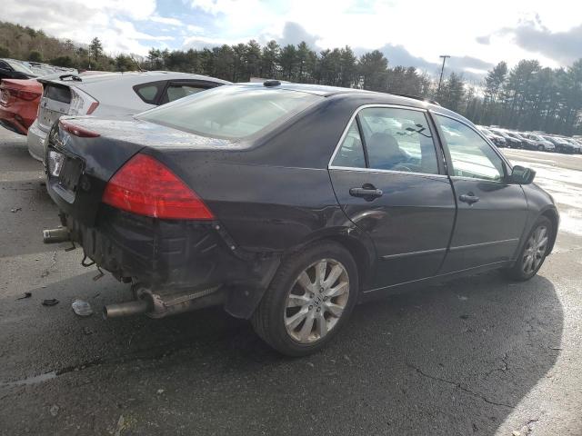 1HGCM66557A020435 - 2007 HONDA ACCORD EX BLACK photo 3