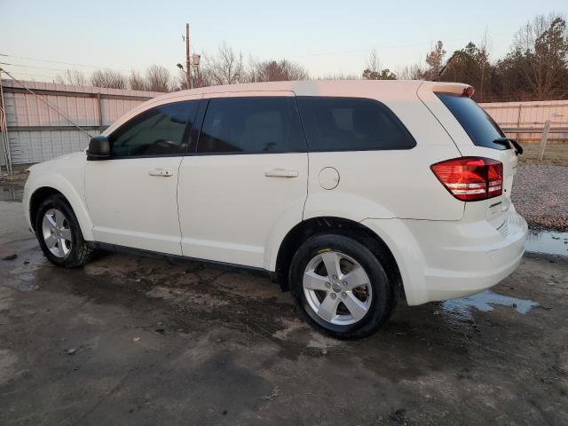 3C4PDCAB3DT555571 - 2013 DODGE JOURNEY SE WHITE photo 2