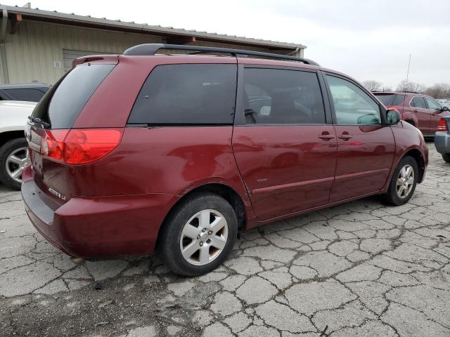 5TDZK23CX9S256496 - 2009 TOYOTA SIENNA CE MAROON photo 3