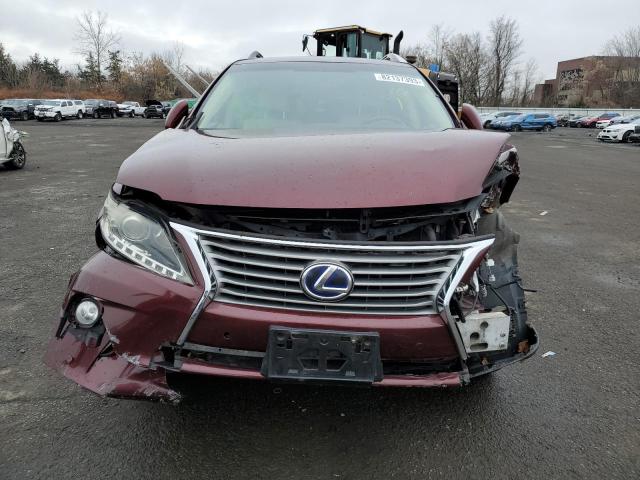 JTJBC1BA6D2441845 - 2013 LEXUS RX 450 BURGUNDY photo 5