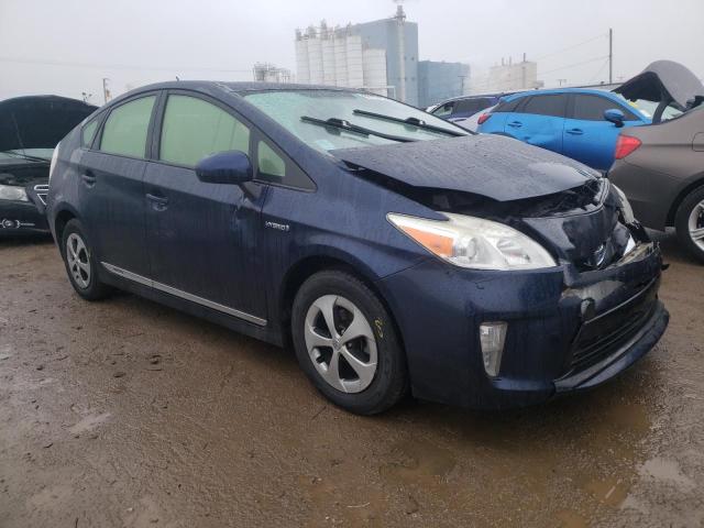 JTDKN3DU7C1527203 - 2012 TOYOTA PRIUS BLUE photo 4