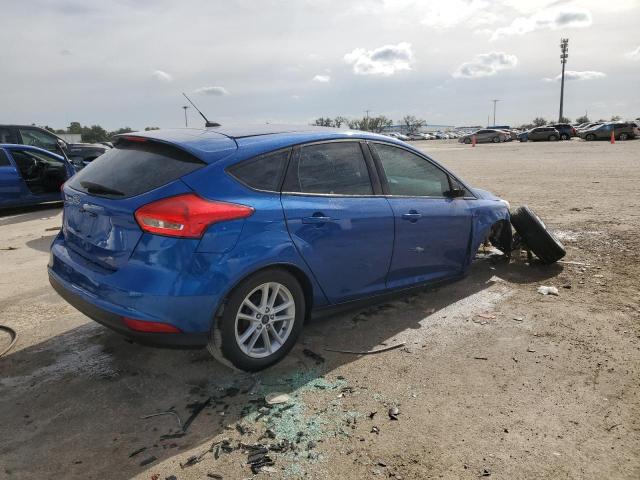 1FADP3K27JL234915 - 2018 FORD FOCUS SE BLUE photo 3